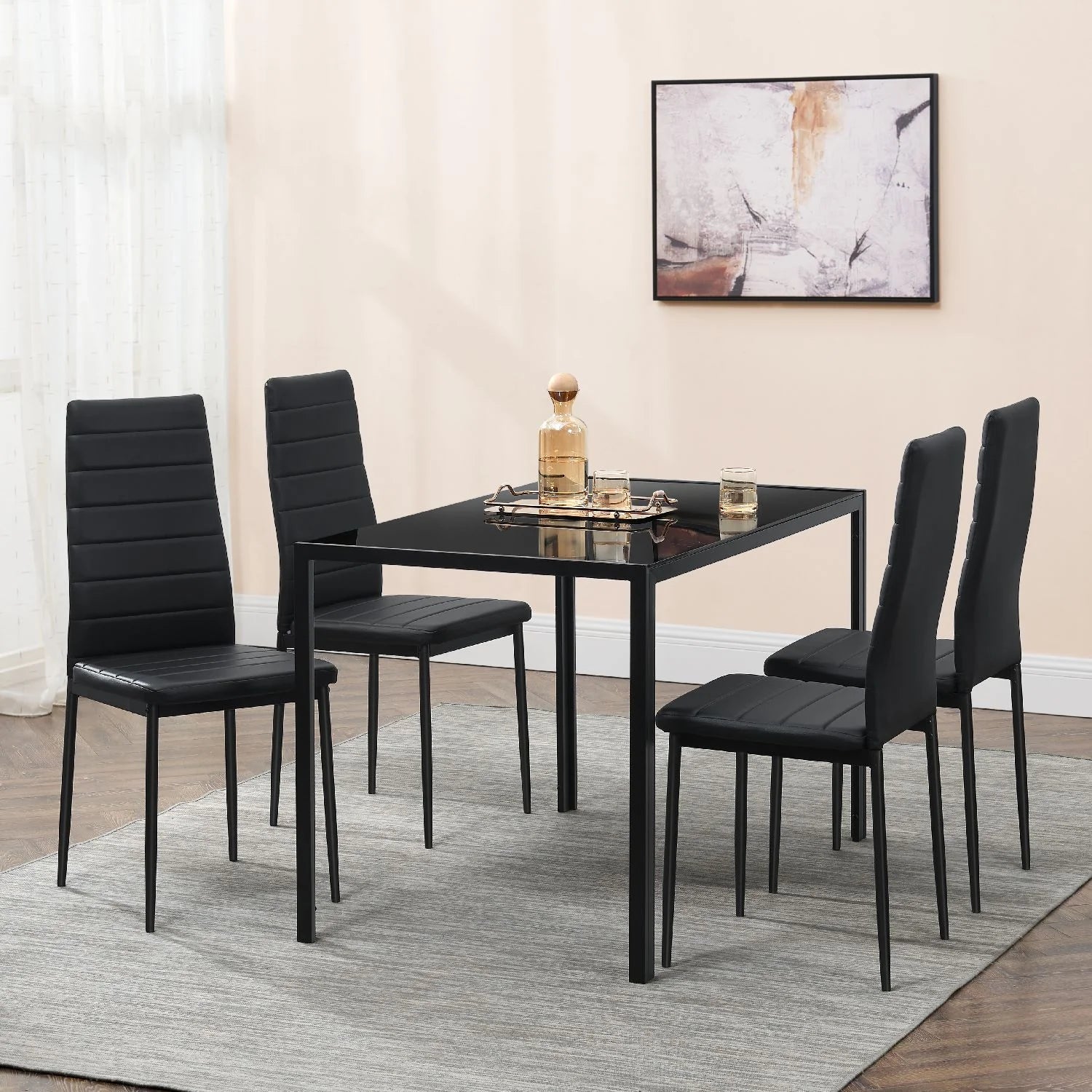 2025 Conjunto de comedor Dalya para 4 personas