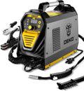 2025 Soldadora MIG/MMA DEKO de 135 amperios y 110 V, 3 en 1, sin gas, con electrodos y gas, con tecnología inversora IGBT de CC