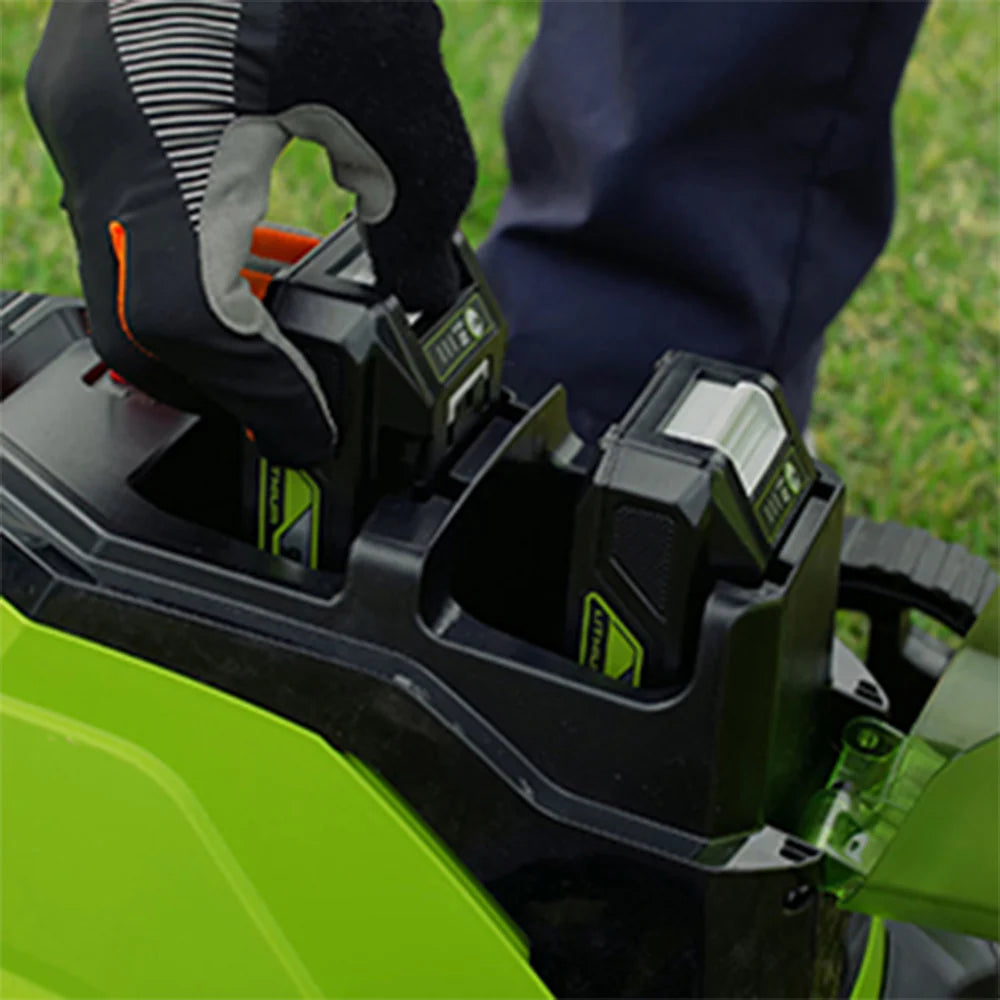 2025 Pack Combo 24V+24V Cortacésped 36 cm + Recortadora 33 cm (con 2 baterías de 2 Ah y cargador)
