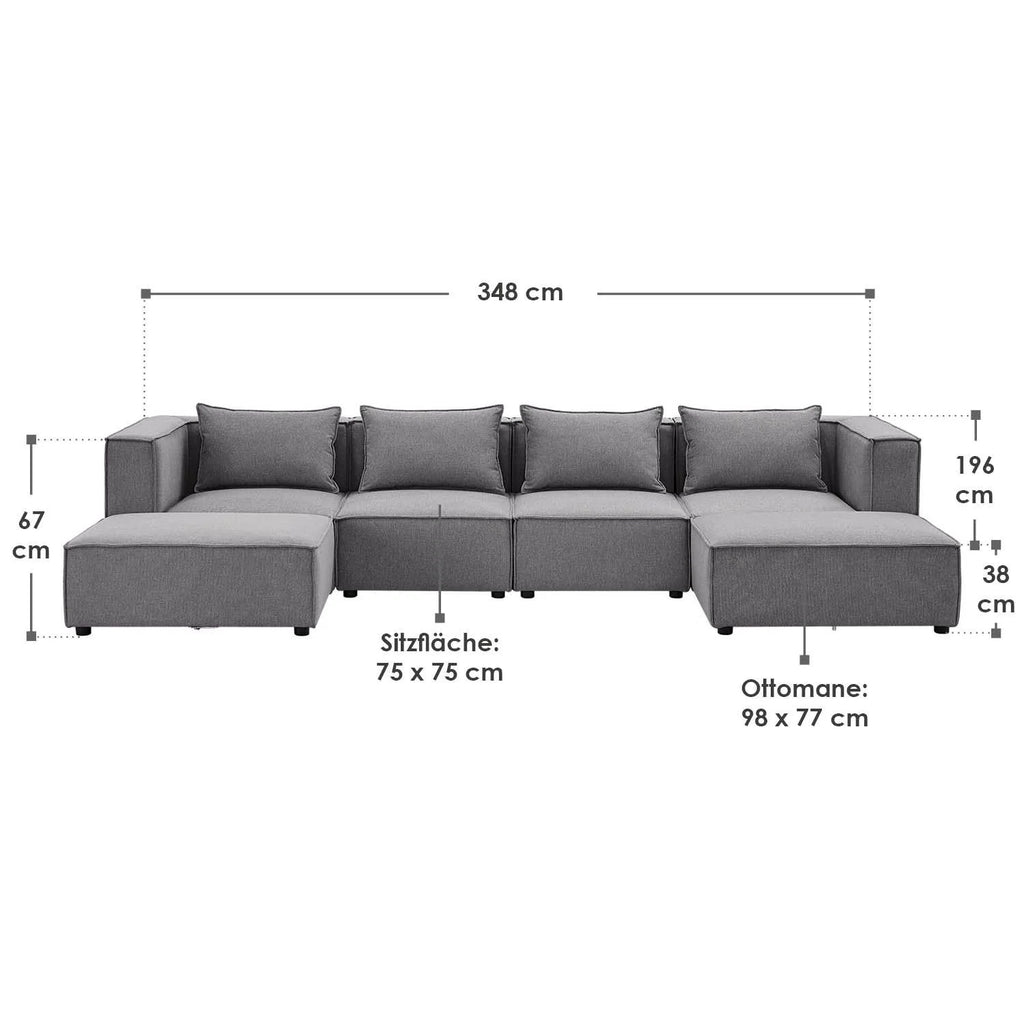 2025 Sofá modular Domas XXL – salón modulable