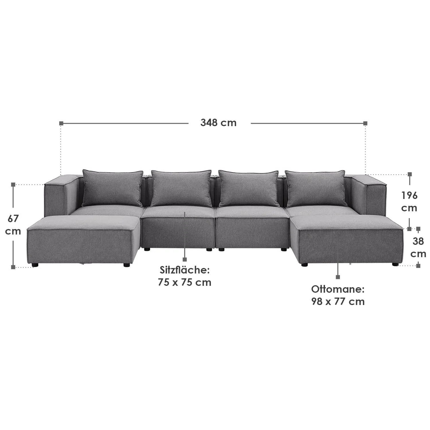 2025 Sofá modular Domas XXL – salón modulable