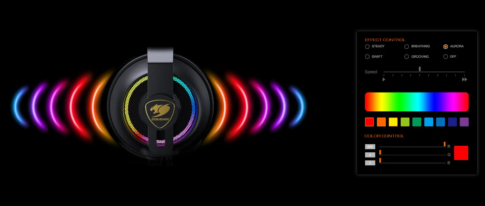 2025 Audífonos Gamer Cougar Phontum Pro Prix USB 7.1 – Multiplataforma