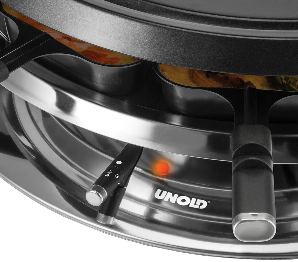 2025 Raclette Multi 4 en 1 – Set de raclette versátil con libro de recetas