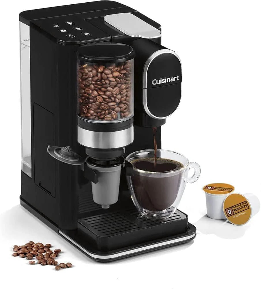 2025 Cafetera de una sola porción Cuisinart + Molinillo de café