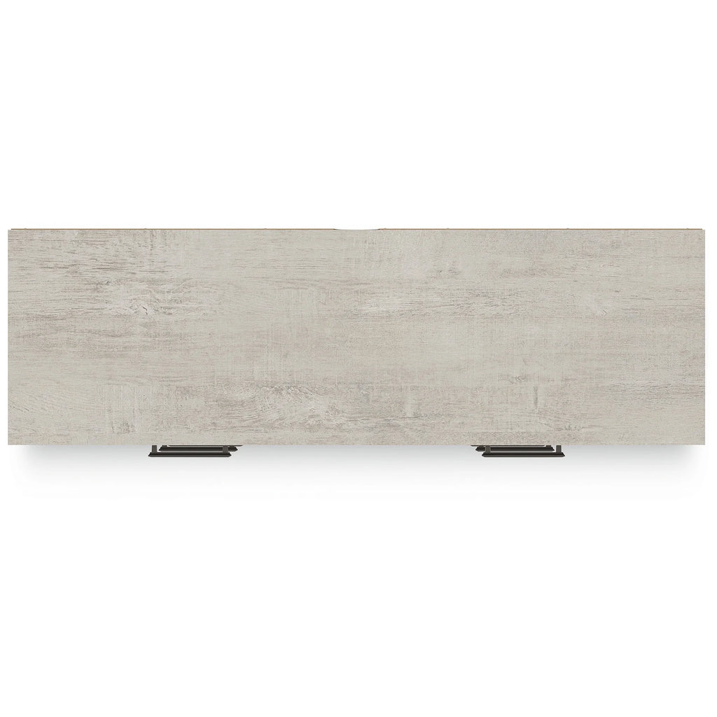 Cajonera Shawburn de 6 Cajones Estilo Granja Moderna de Signature Design by Ashley, Acabado Blanco Roto