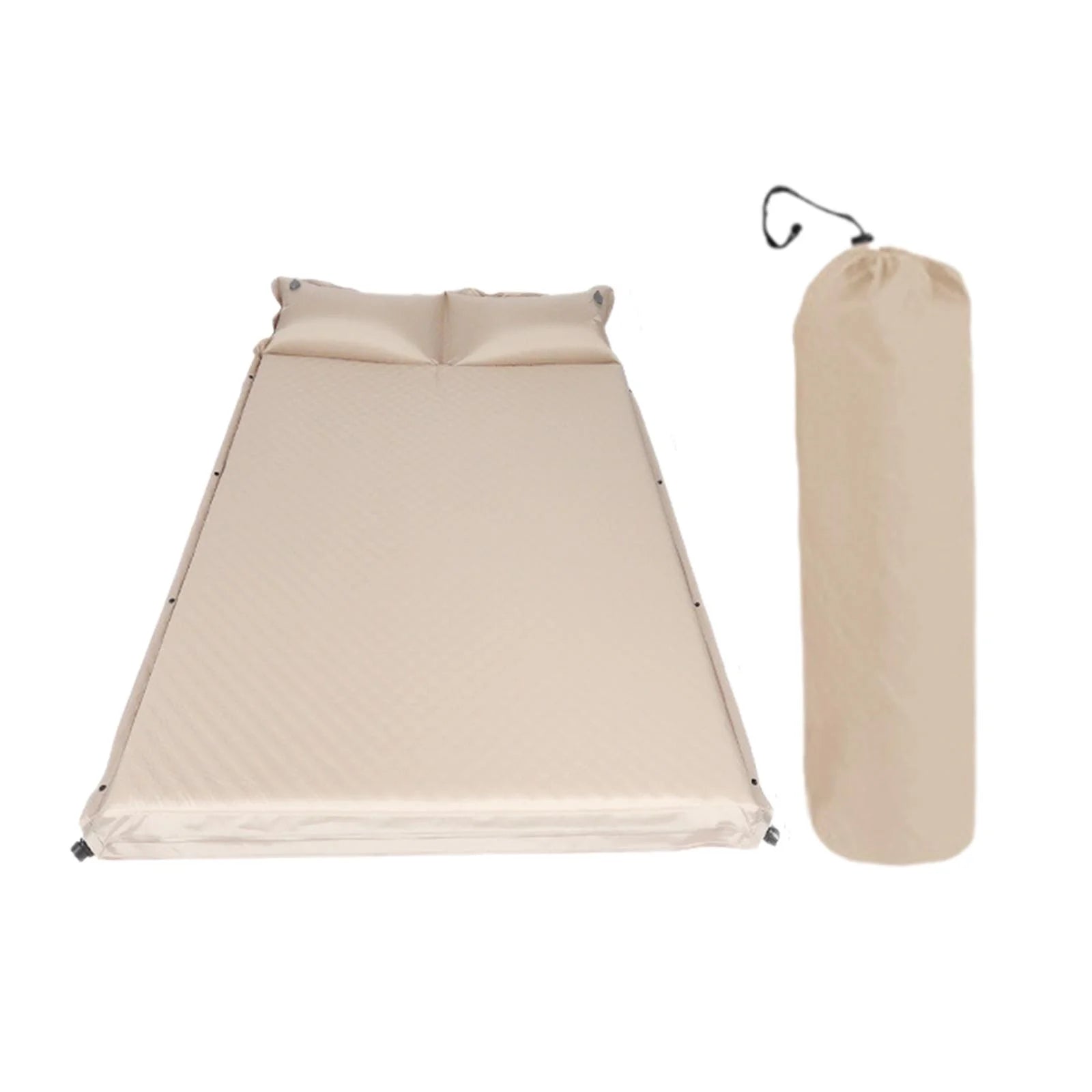 2025 Colchón inflable automático Simhoa para camping, colchón de dormir con bomba integrada, colchón autoinflable compacto para senderismo, picnic, viajes, cama doble.