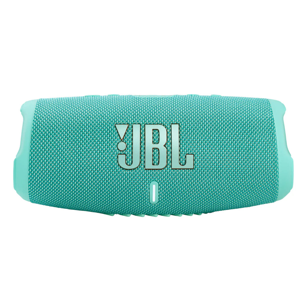 2025 Altavoz Bluetooth portátil resistente al agua JBL Charge 5 con Powerbank – Par (Negro/Teal)