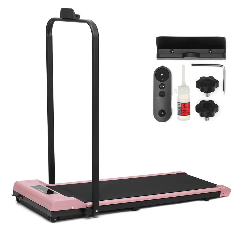 2025 Geemax Treadmill Eléctrica Plegable Compacta para Bajo Escritorio, Máquina de Ejercicio Motorizada, Máquina para Correr y Caminar con Control Remoto para Gimnasio en Casa (0.5-6.0MPH)