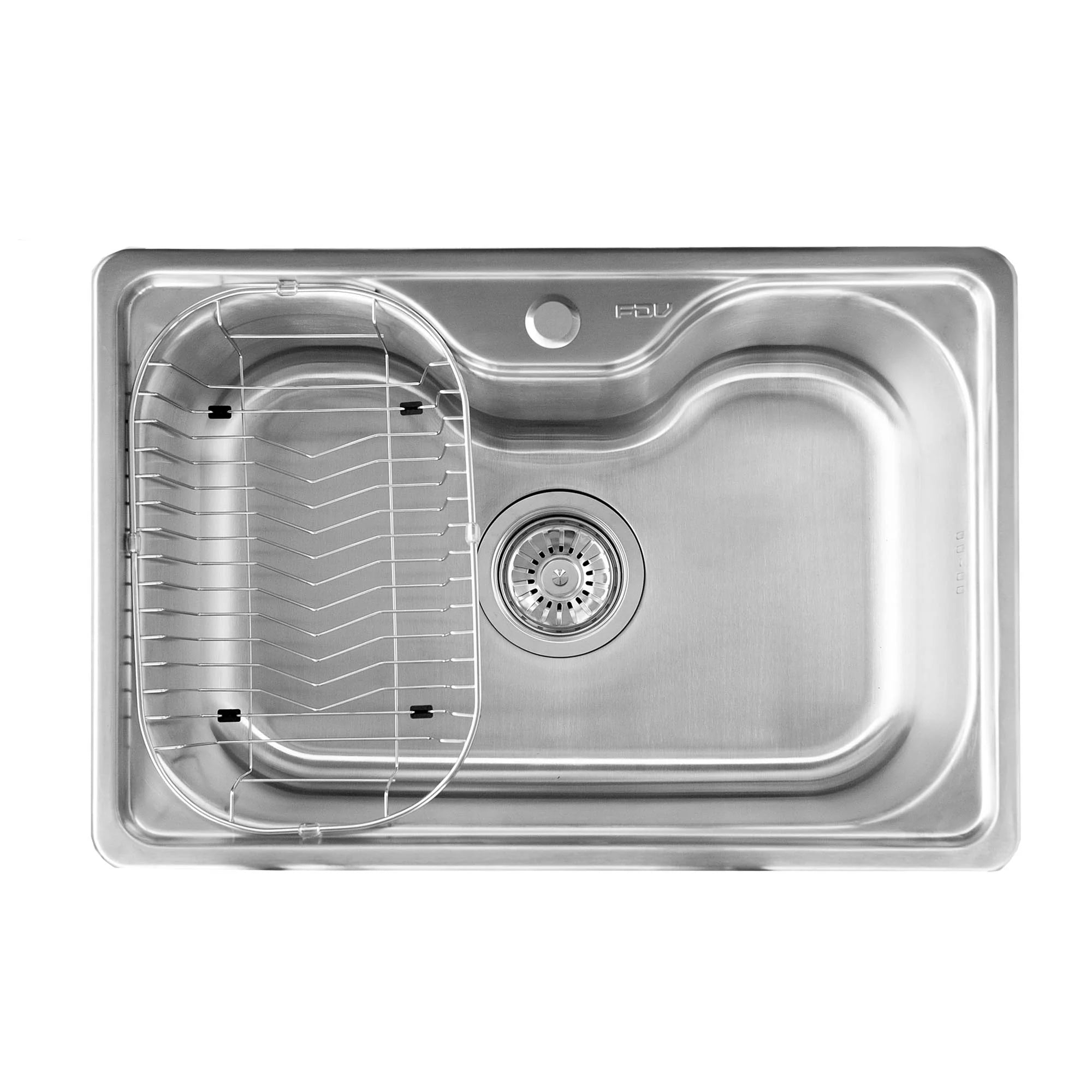 2025 Lavaplatos Sobre Cubierta Acero Inox Small Acqua FDV