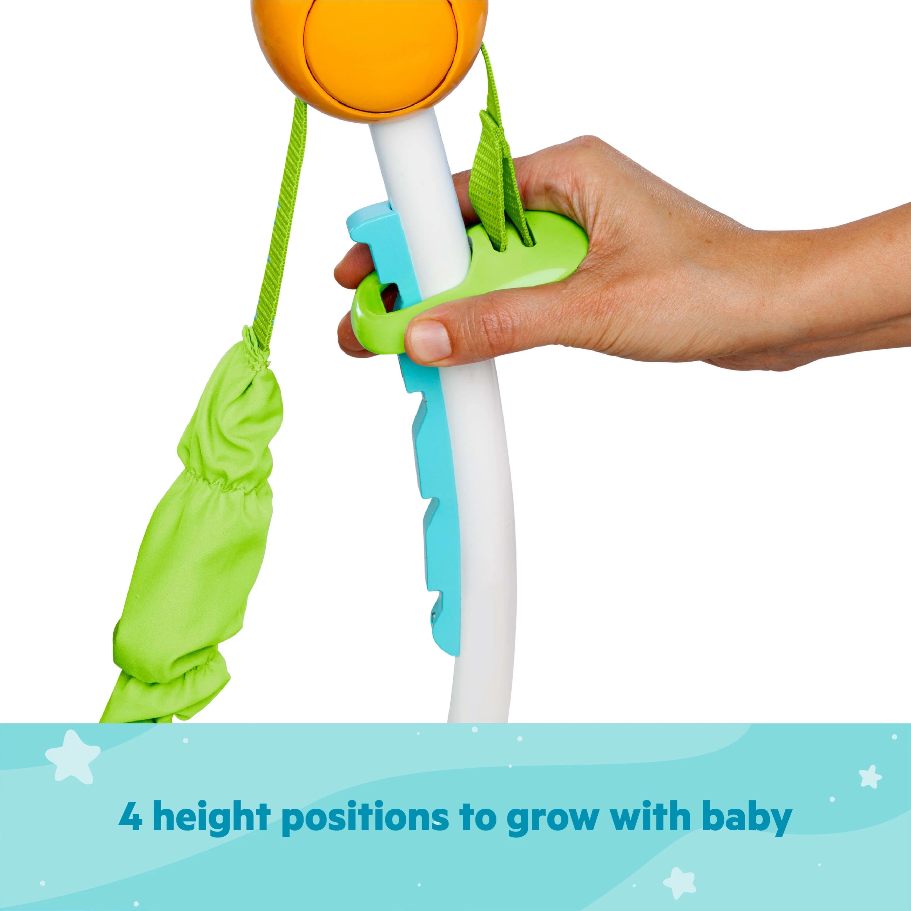 2025 Disney Baby Finding Nemo Centro de actividades ajustable para bebé con balancín de Bright Starts