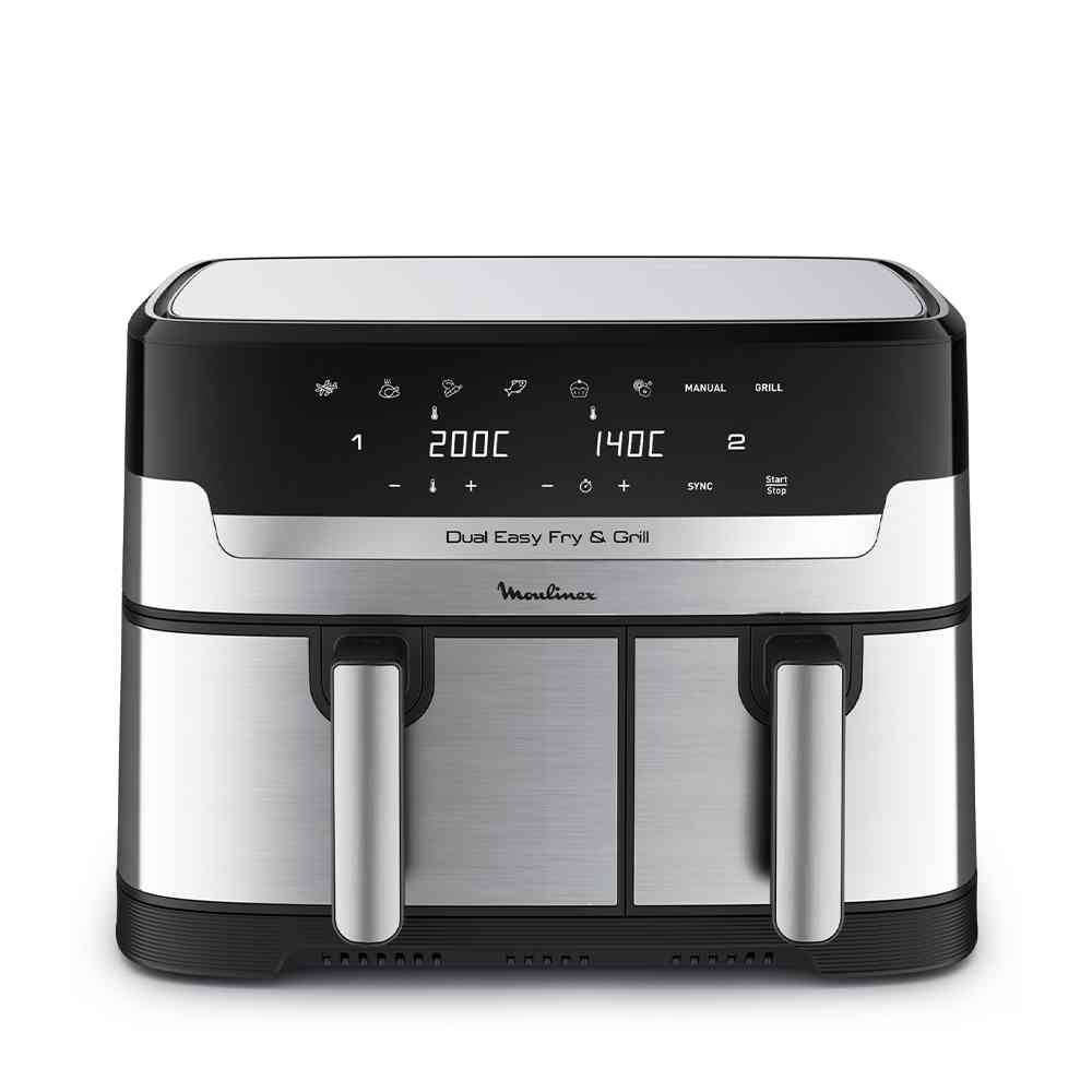2025 Freidora de Aire Easy Fry & Grill Dual 8,3 Lts Moulinex