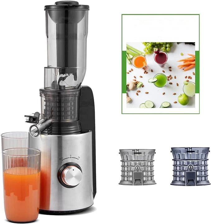 Extractor de jugo compacto de masticación lenta