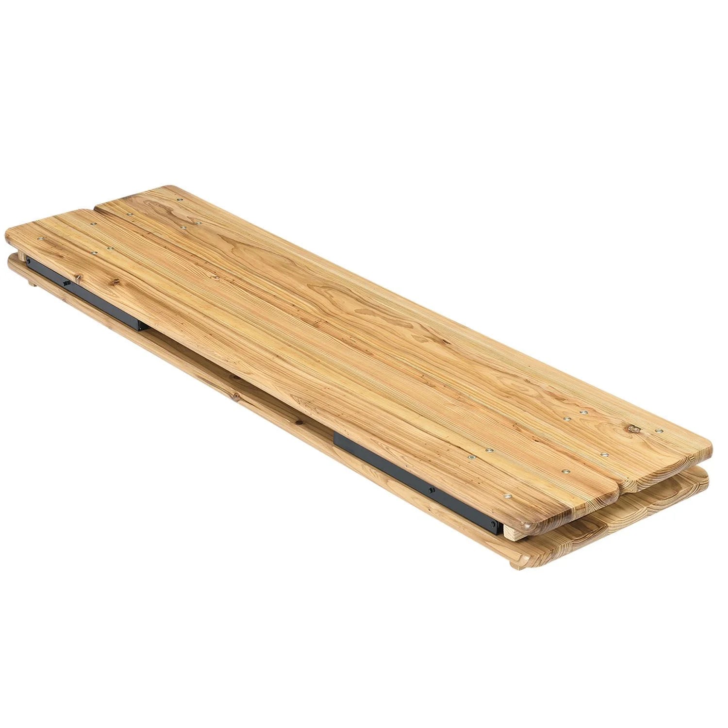 2025 Conjunto de mobiliario plegable para fiestas Bichl de 3 piezas en madera