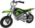 2025 Moto Eléctrica Todoterreno para Niños Razor Dirt Rocket SX350 – Verde (Desde 13 años)