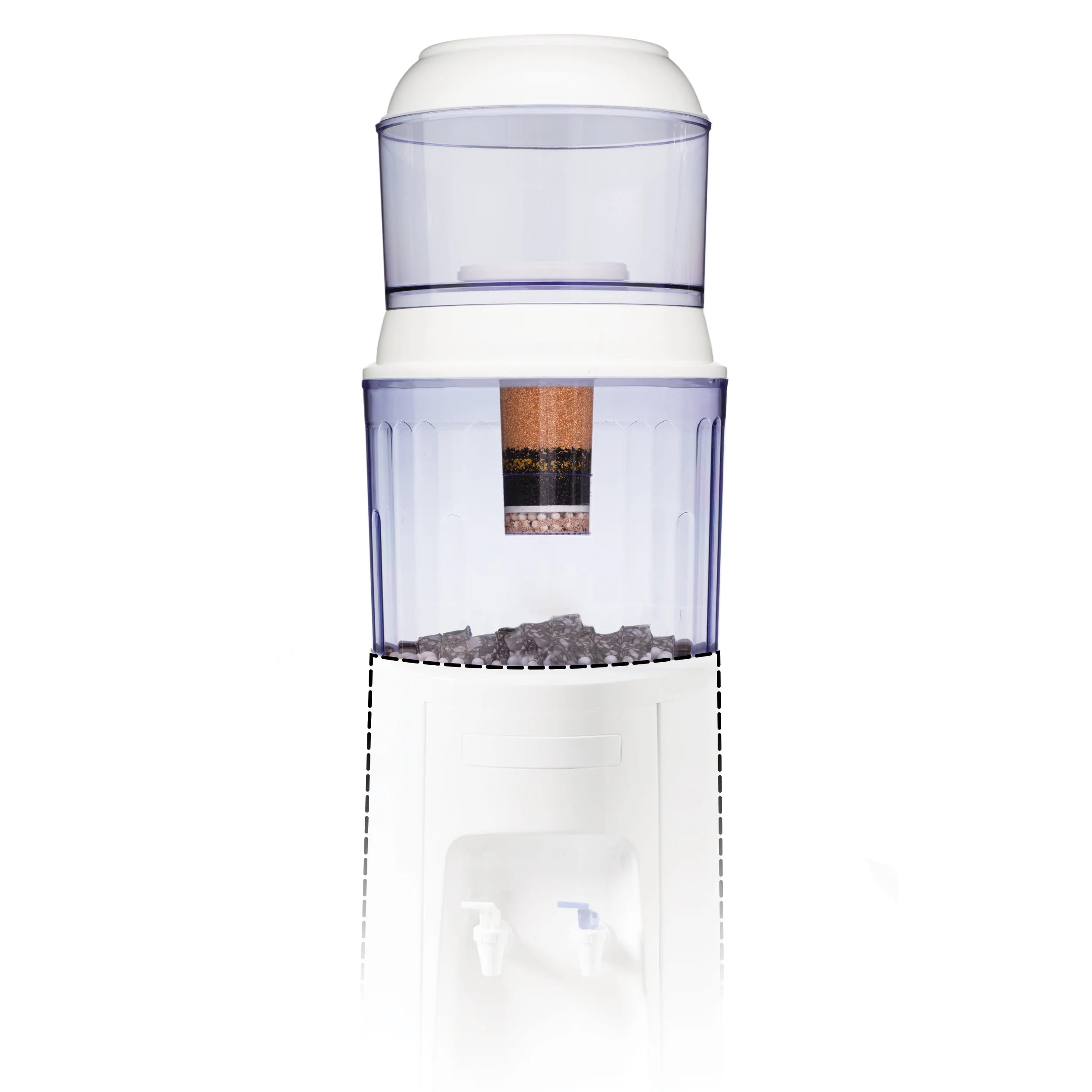 Sistema de Filtración de Agua Gravity – Filtro de 5 Etapas con Minerales Esenciales – Elimina el 99% de Contaminantes (Plomo, Fluoruro, Cloro) – Compatible con Enfriadores de Agua