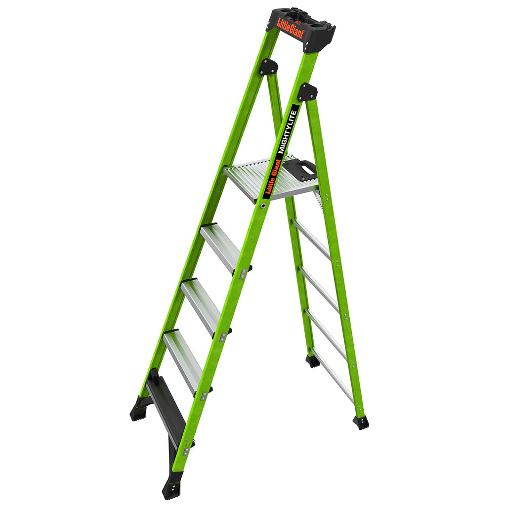 2025 Escalera de Tijera MightyLite™ Ultrafuncional de Fibra de Vidrio, Ligera y Segura