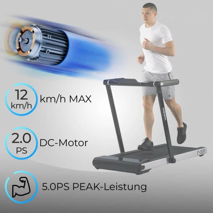 2025 Cinta de correr MAXXUS M8 – Compacta y potente (5,0 CV pico) con amortiguación en 4 zonas