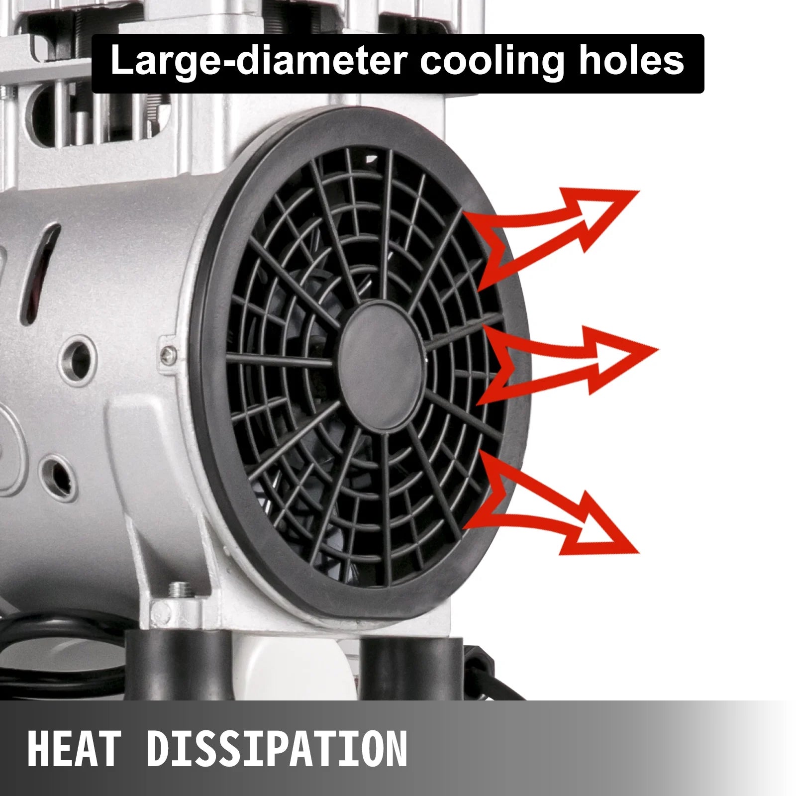2025 Compresor de aire portátil BENTISM 25 L (6,6 galones), 1 HP, sin aceite, tanque de acero, 115 PSI, pistón plano, ultra-silencioso – para reparaciones en el hogar y inflado de neumáticos