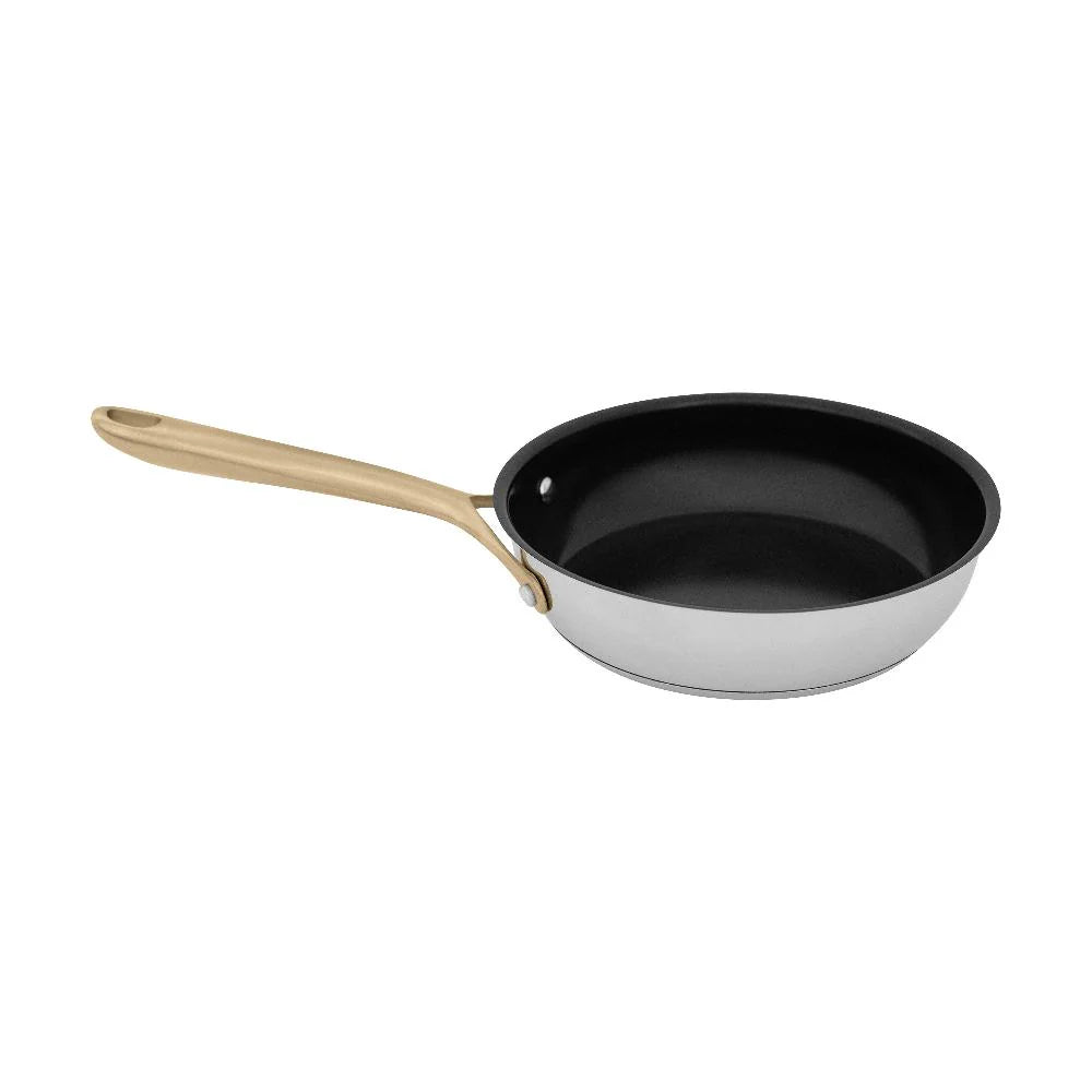 Set de Cocina de 10 Piezas No Tóxico en Acero Inoxidable con 3 Piezas de Cerámica Antiadherente ZLINE (CWSETL-NS-10)