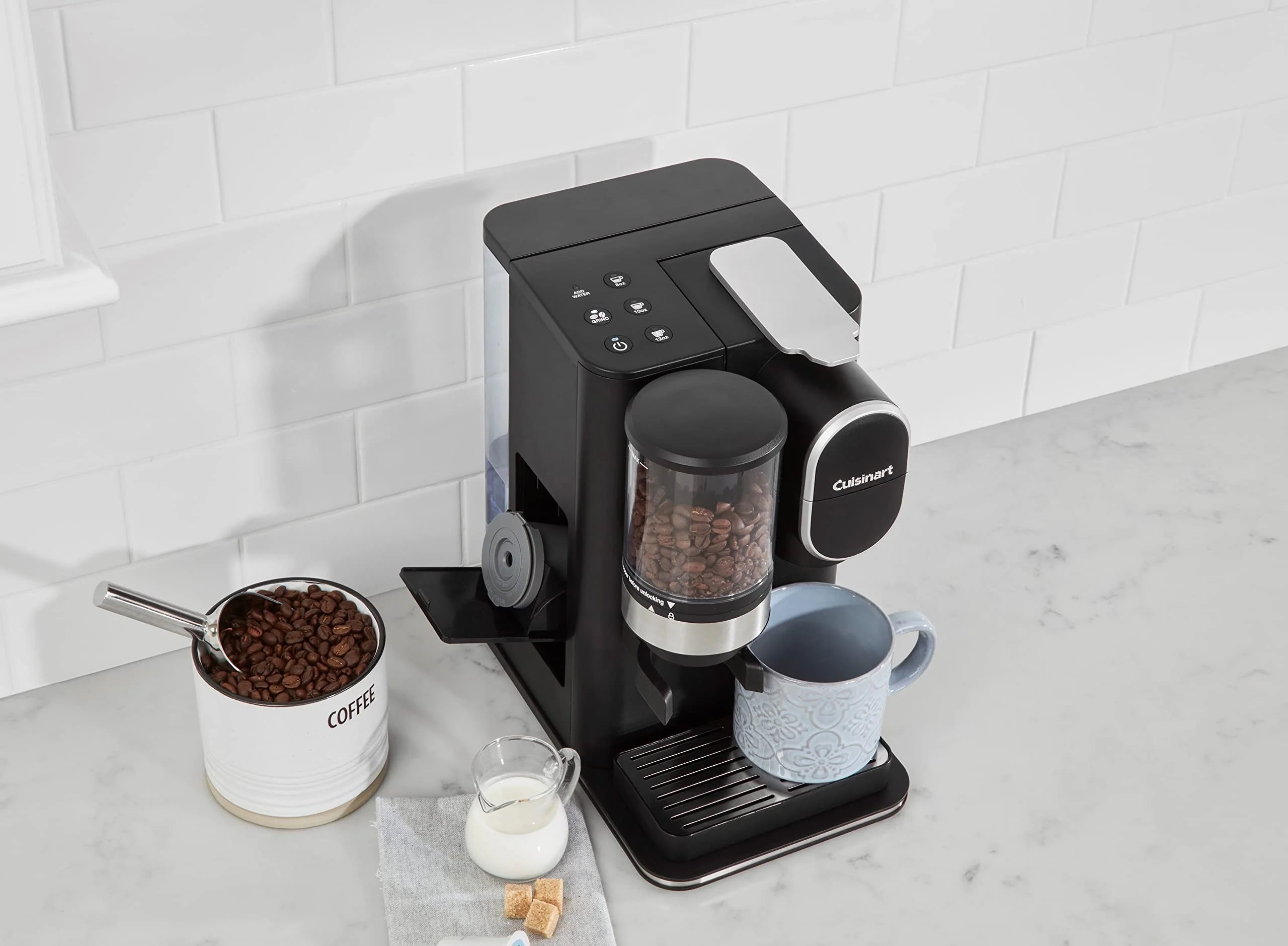 2025 Cafetera de una sola porción Cuisinart + Molinillo de café