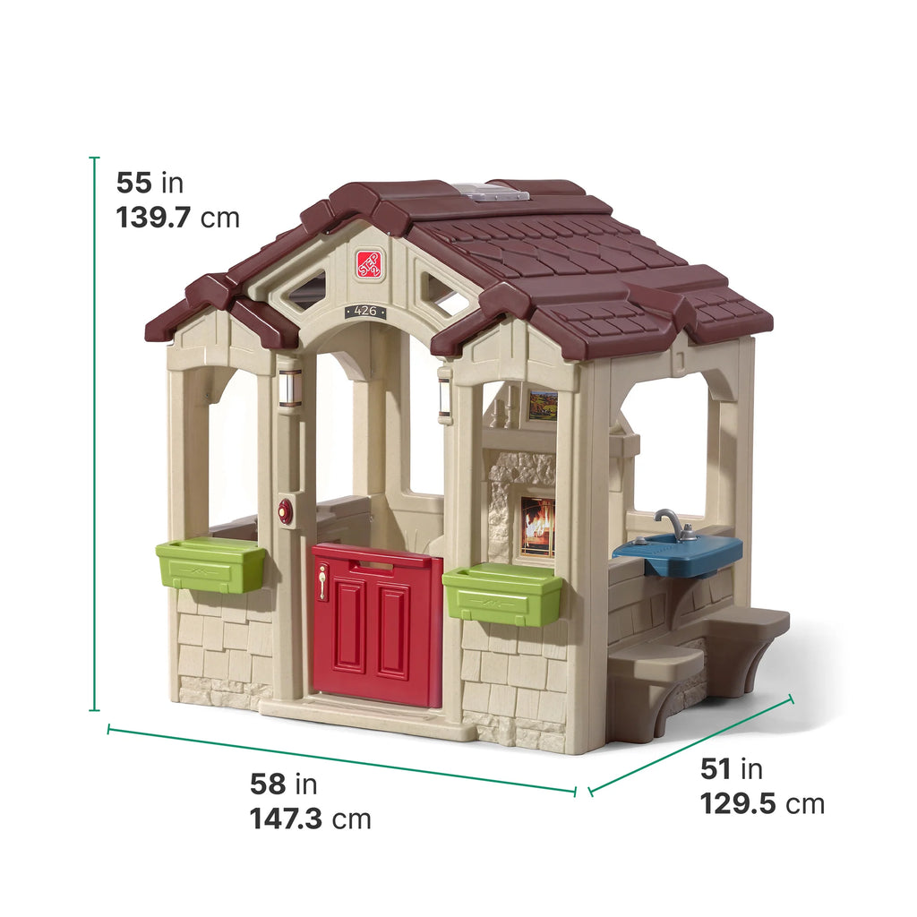 Casita Charming™ – Casa Acogedora y Abierta para Juegos Infantiles