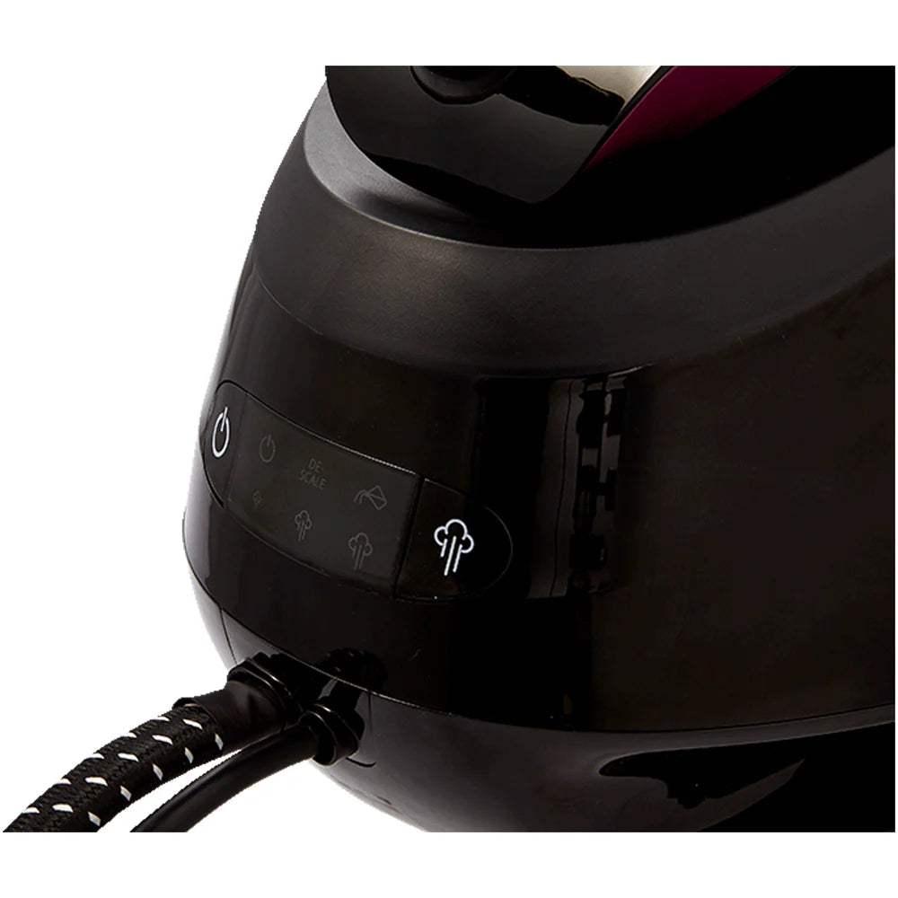 2025 Morphy Richards 332102 Speed Steam Pro - Centro de planchado con sistema de autolimpieza, 1,6L, Violeta - Planchado rápido y potente - Elimina las arrugas en una sola pasada