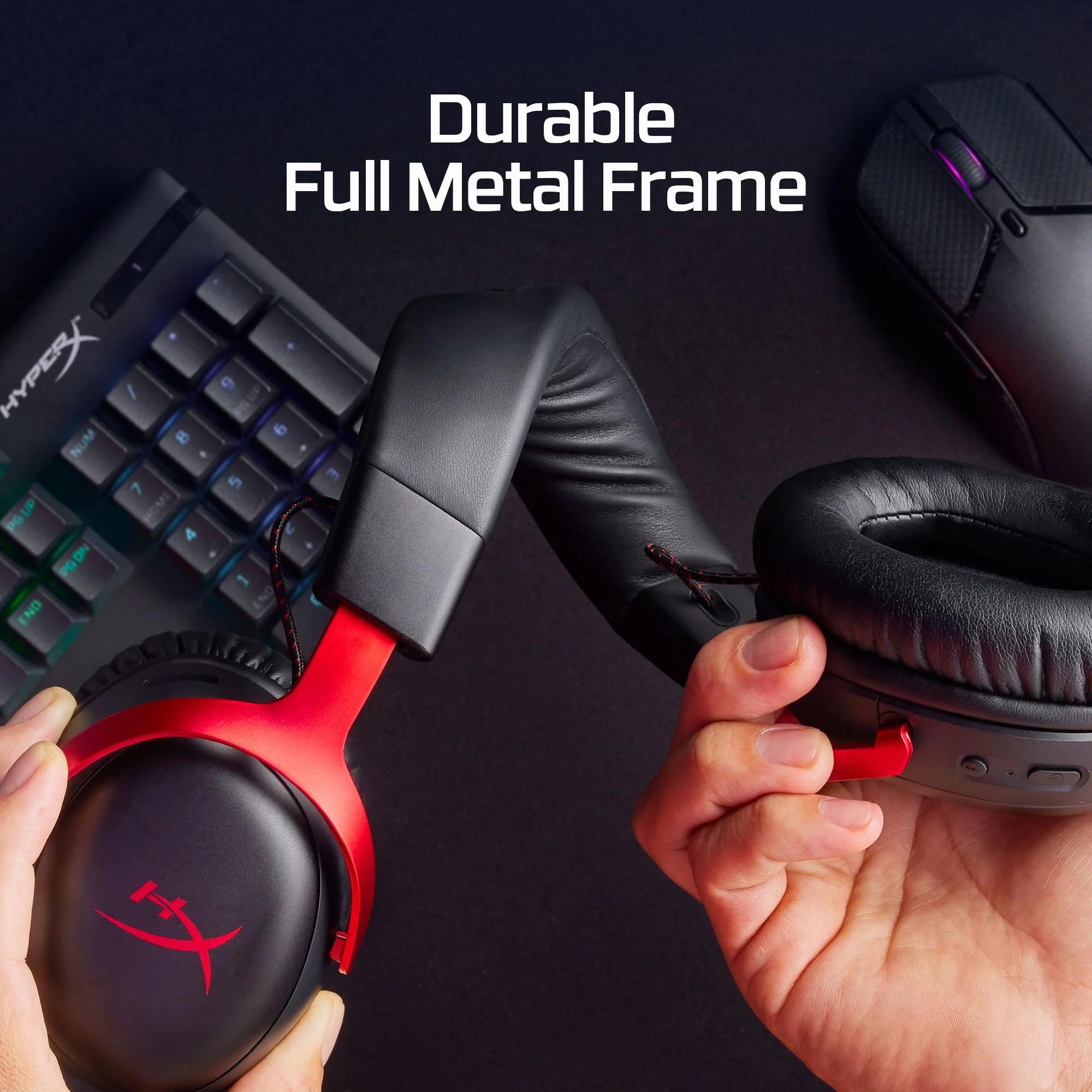 2025 Audífonos Inalámbricos HyperX Cloud III Wireless RED – Sonido Legendario