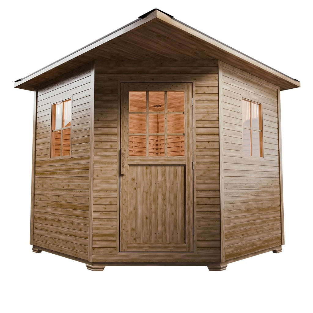2025 Casa de sauna exterior Eldur - 8 kW