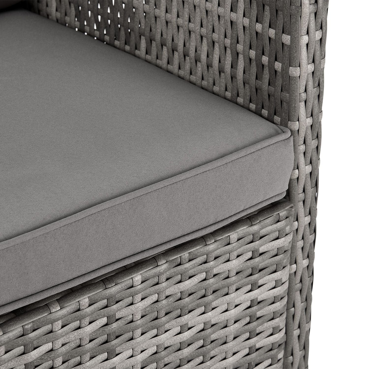 2025 Salón de jardín 2 en 1 de ratán sintético Jamaika – Modular, compacto y elegante