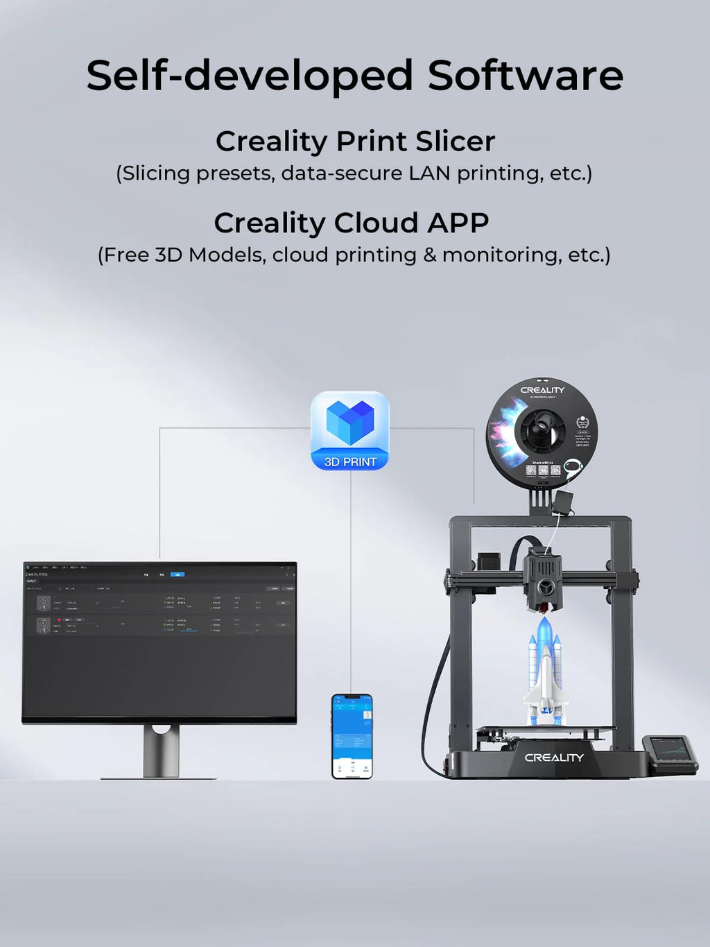 2025 Creality Ender-3 V3 KE Impresora 3D, Velocidad Alta de 500 mm/s