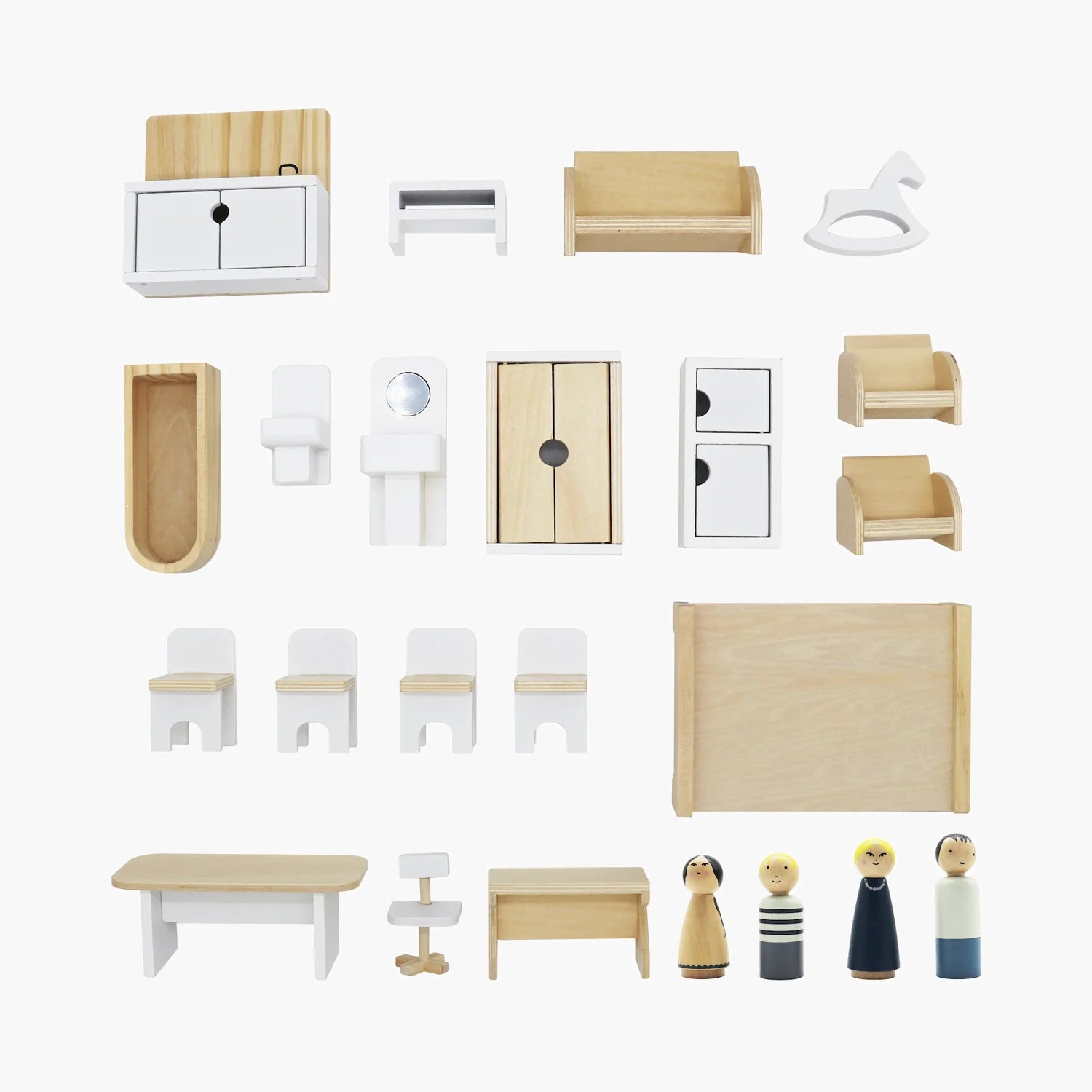 2025 Casita de Muñecas Infantil de Madera Agustina Multicolor