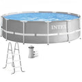 2025 Piscina Intex Prism Frame 12 pies x 39" (Filtro y Escalera Incluidos)