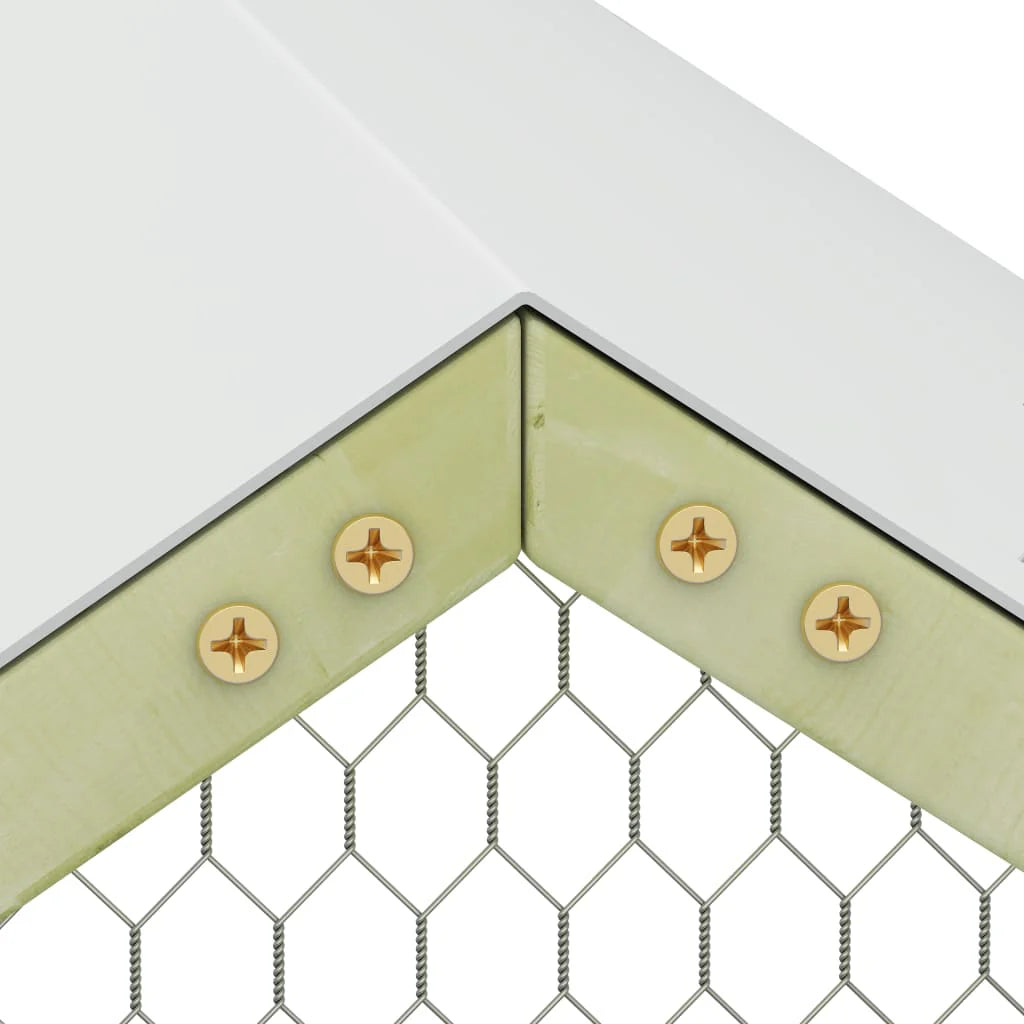2025 Gallinero exterior 6 x 1,5 x 2 m – Recinto seguro de madera impregnada para aves y pequeños animales