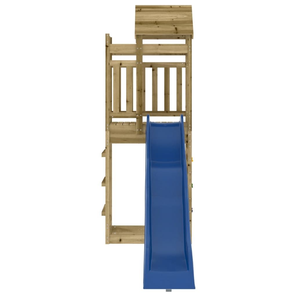 Parque Infantil De Exterior Madera De Pino Impregnada Vidaxl