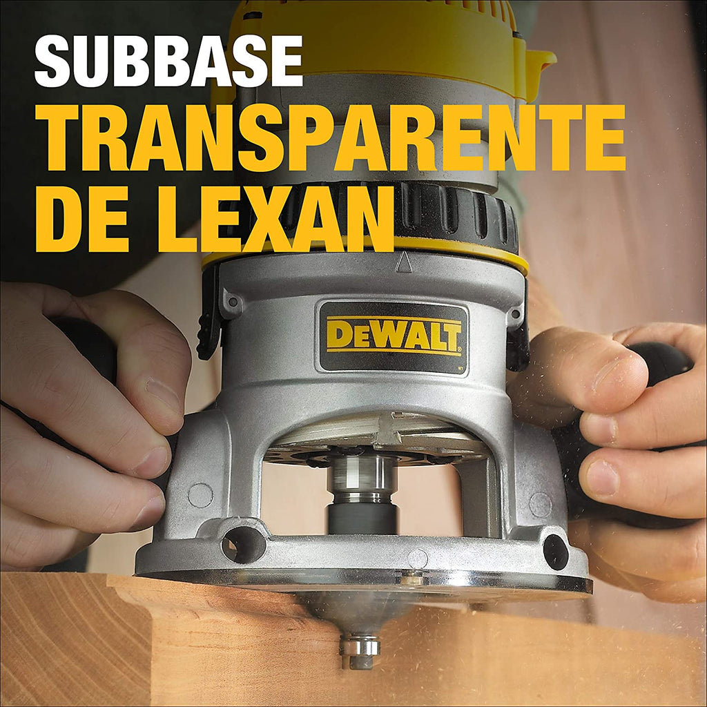 2025 Router con Base Fija Dewalt DW616, 1-3/4 HP