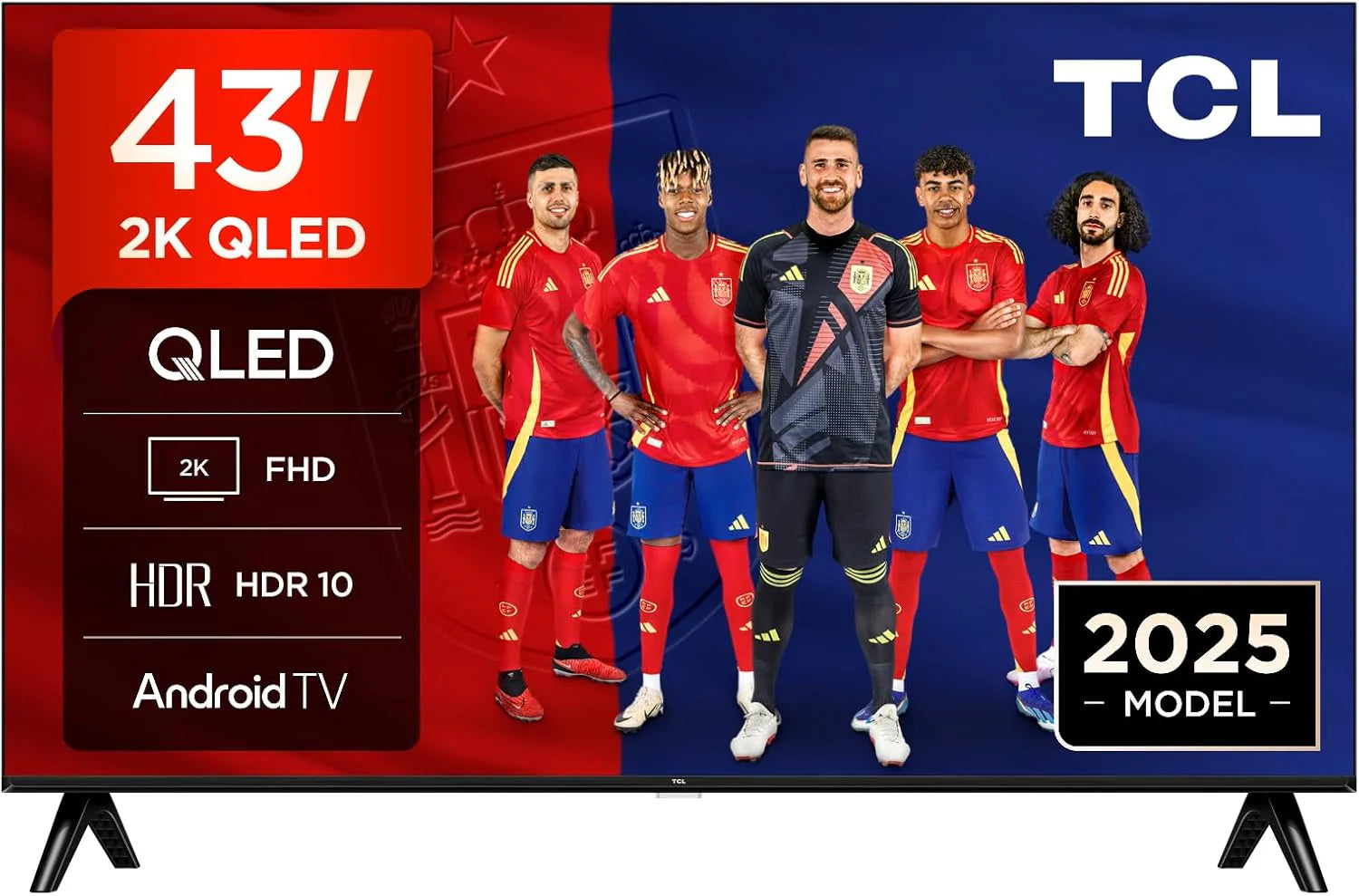 TCL 50V6C TV 50 Inch 4K Smart LED TV, HDR, Google TV, Dolby Audio, Alexa and Google Assistant, Chromecast Built-in, Motion Clarity