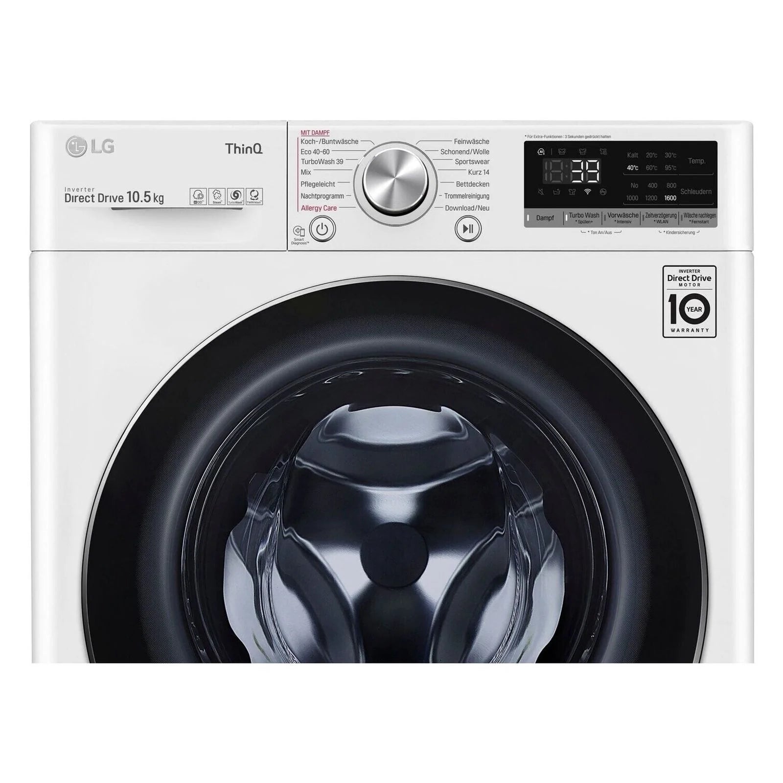 2025 Lavadora LG F4WV5080 Clase A