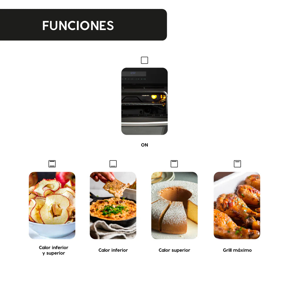 2025 Horno Empotrado Elegance III 52 Lts FDV