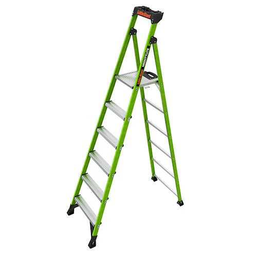 2025 Escalera de Tijera MightyLite™ Ultrafuncional de Fibra de Vidrio, Ligera y Segura