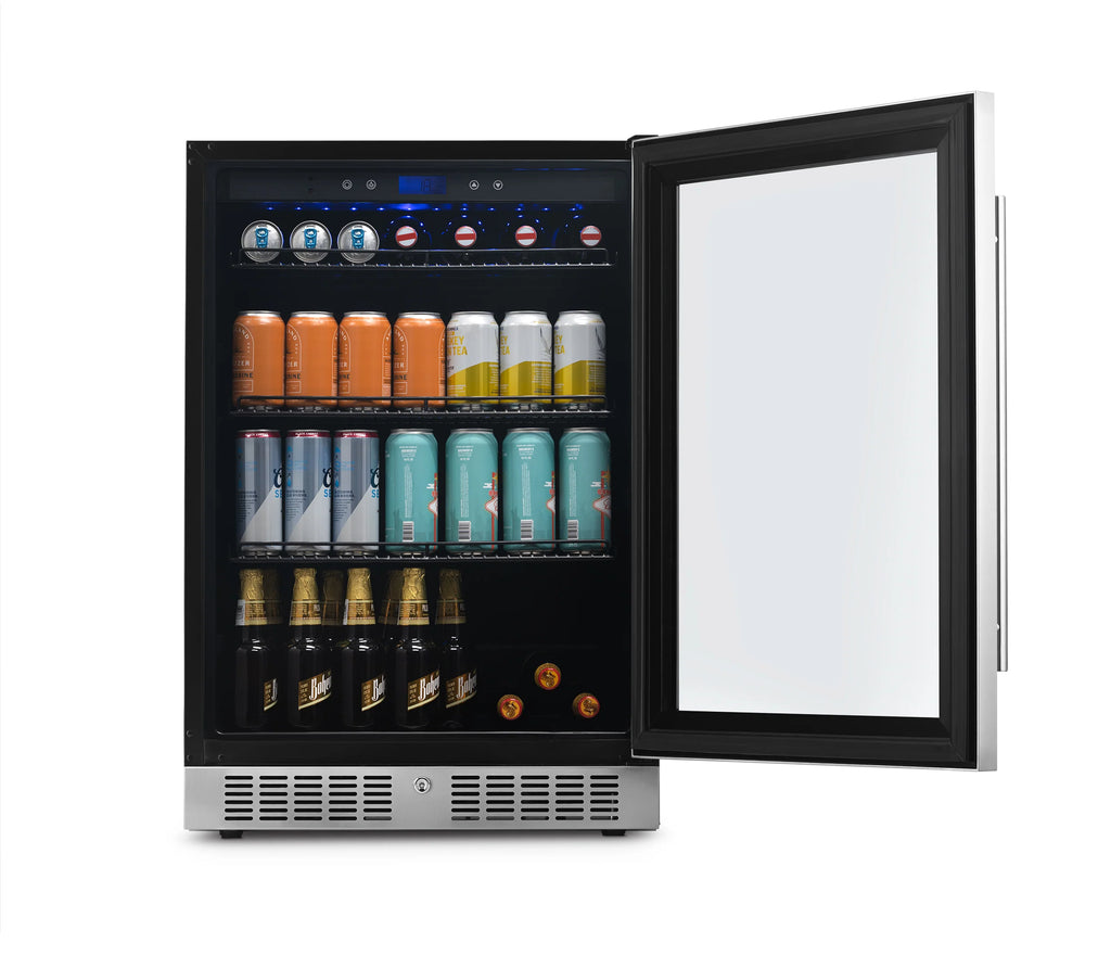 2025 Newair® Refrigerador de Bebidas Empotrable en Acero Inoxidable – 224 Latas – 24"
