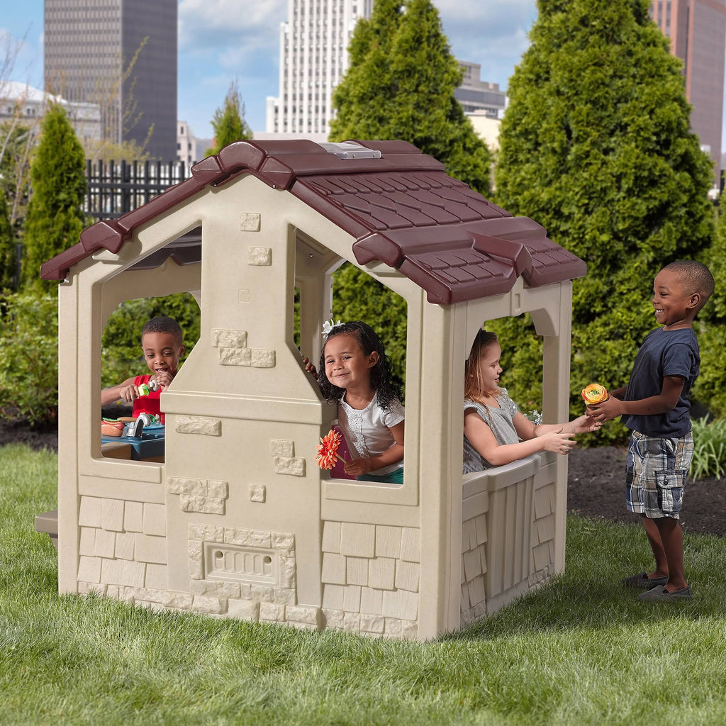 2025 Casa de Juguete Step2 Charming Cottage – Cabaña Infantil de Juegos con Cocina y Chimenea