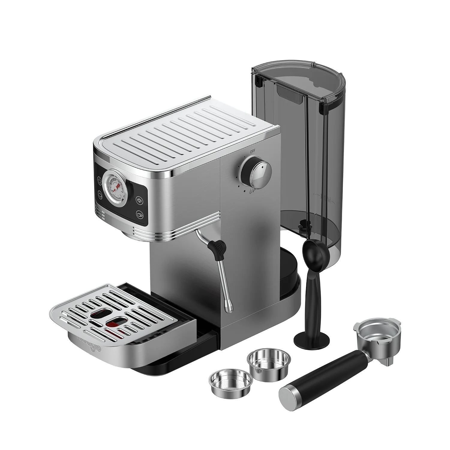 2025 Máquina de espresso Iceagle CM1660B con vaporera – 1350 W