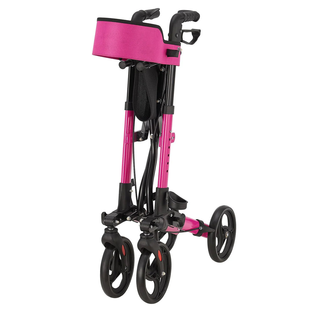 2025 Andador de aluminio Vital con asiento – Ligero, plegable y seguro