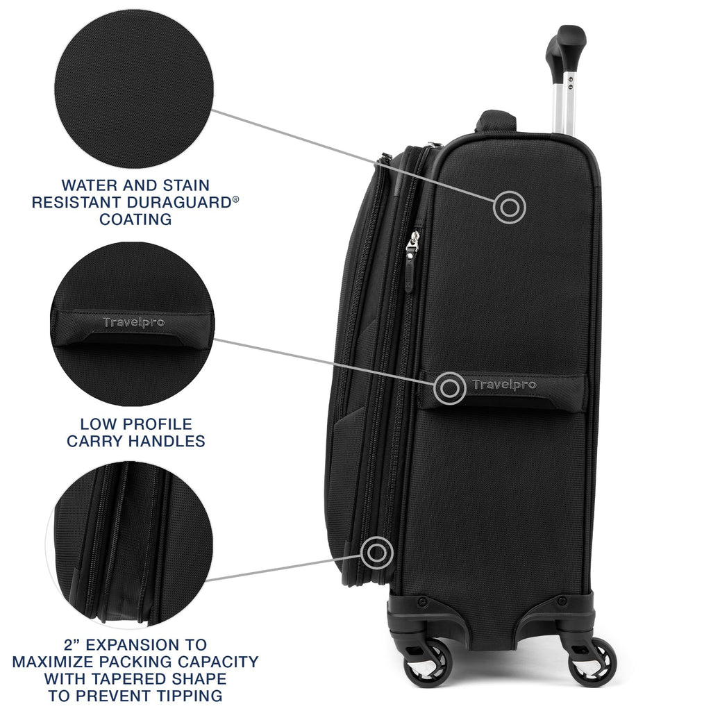 2025 Equipaje de Mano Expandible Travelpro Maxlite 5 Softside Spinner de 21"