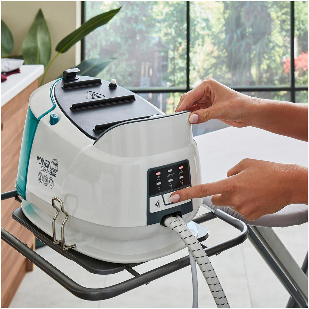 2025 Morphy Richards 332014 Power Steam Elite - Centro de planchado con sistema de autolimpieza, 1,35L, Verde - Planchado de alta gama - Sencillez y eficacia