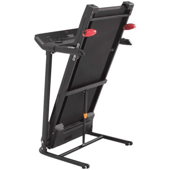 2025 Cinta de correr CS 4000 – 12 programas, compatible con Kinomap y superficie amortiguada para las articulaciones