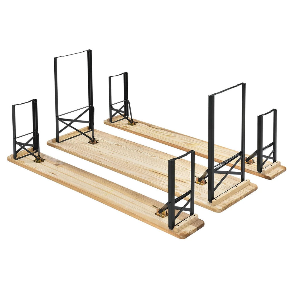 2025 Conjunto de mobiliario plegable para fiestas Bichl de 3 piezas en madera