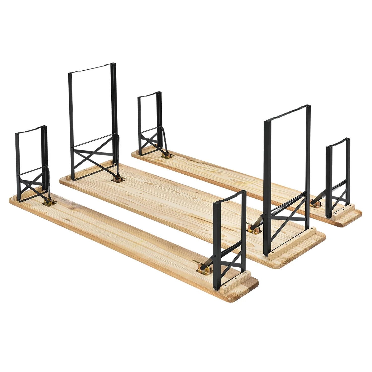 2025 Conjunto de mobiliario plegable para fiestas Bichl de 3 piezas en madera