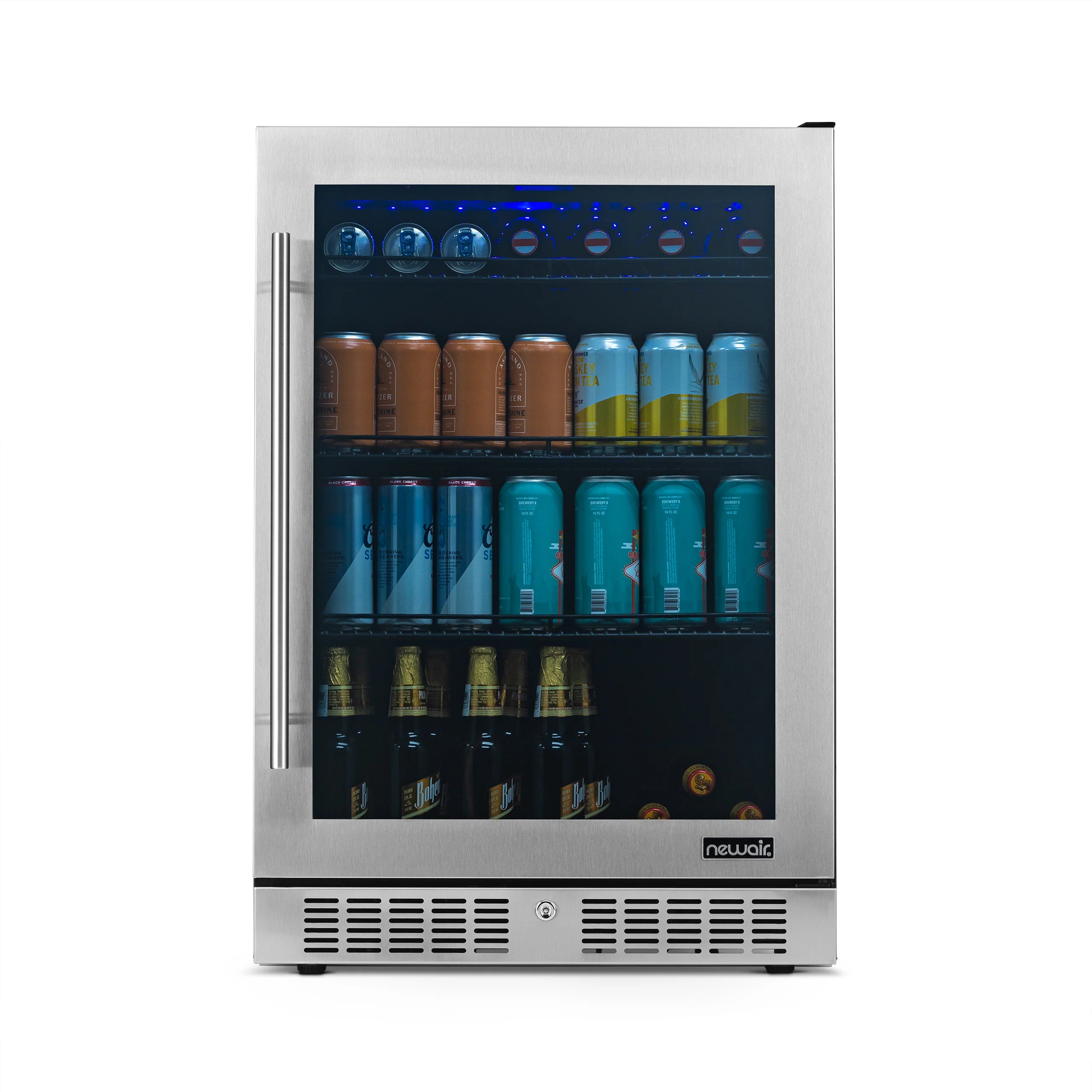 2025 Newair® Refrigerador de Bebidas Empotrable en Acero Inoxidable – 224 Latas – 24"