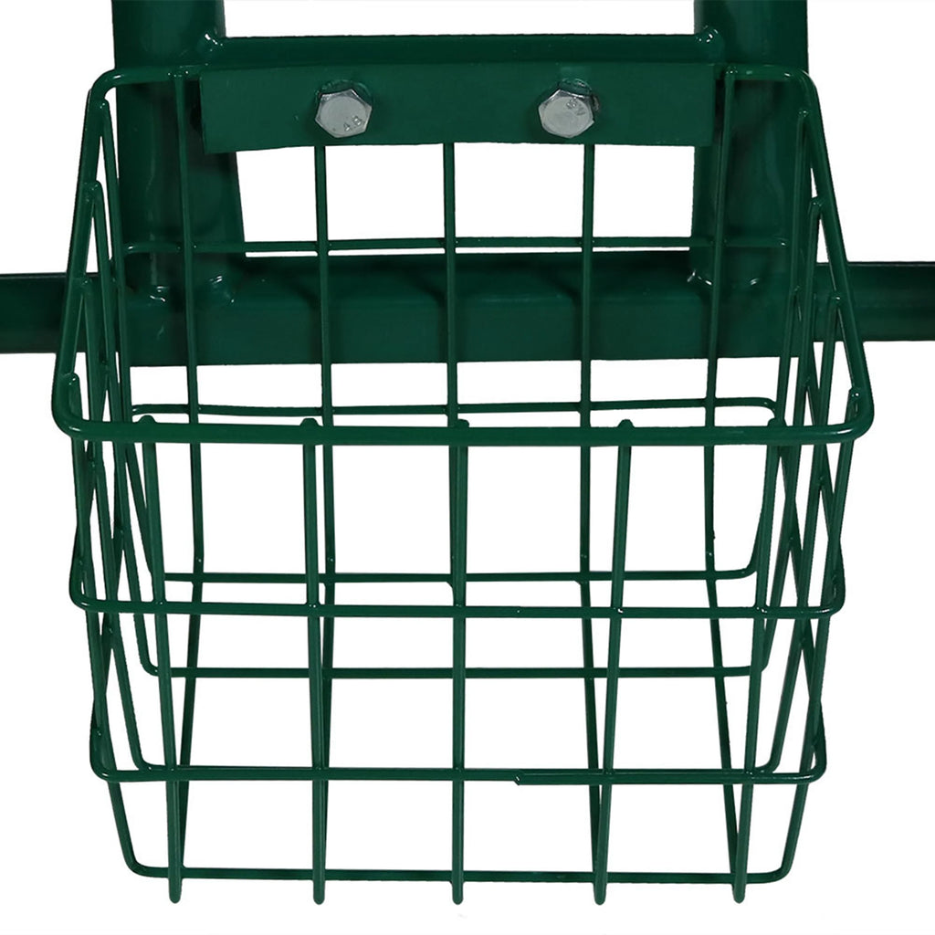 2025 Carrito de Jardín Rodante Sunnydaze con Asiento Giratorio y Manillar de Dirección
